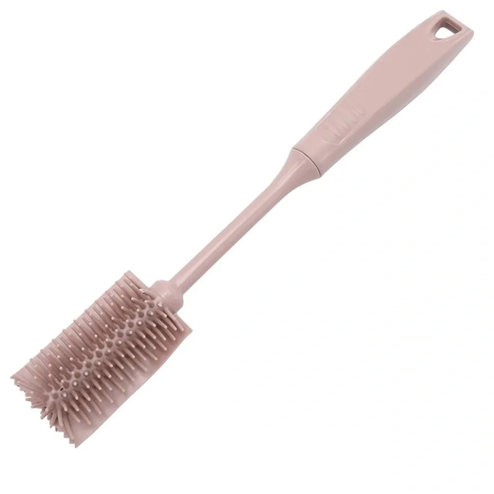 Silicone Dish Brush Set - Pink